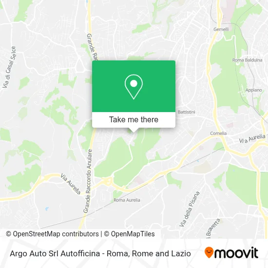 Argo Auto Srl Autofficina - Roma map