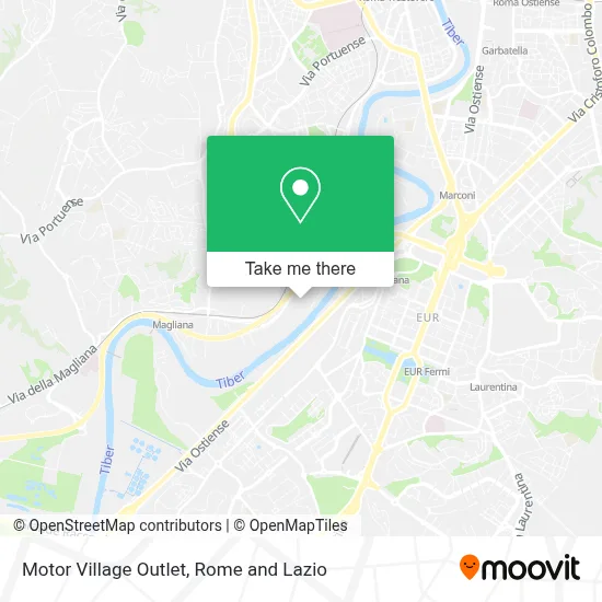 Motor Village Outlet map