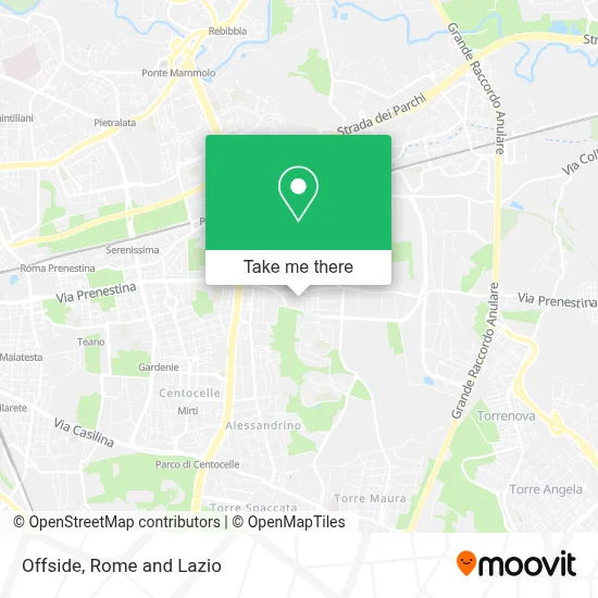 Offside map