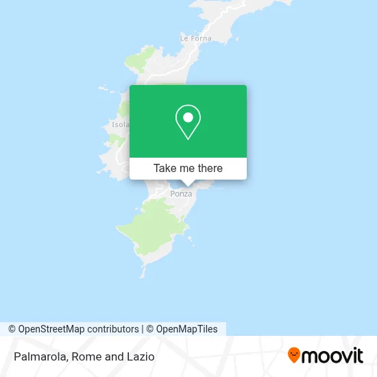 Palmarola map