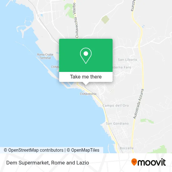 Dem Supermarket map