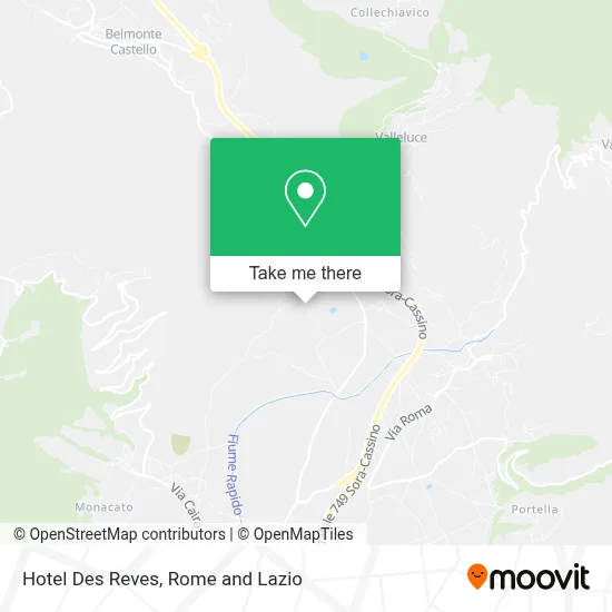 Hotel Des Reves map
