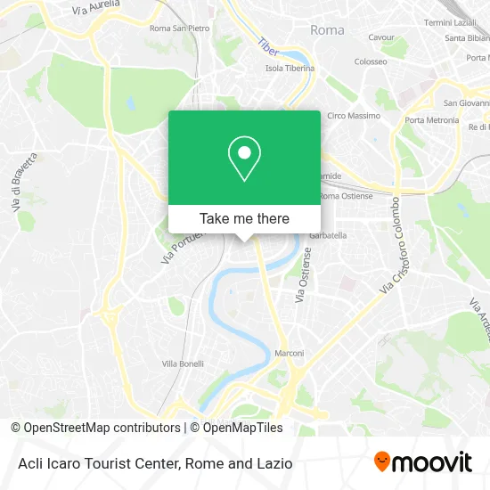 Acli Icaro Tourist Center map