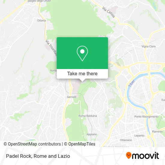 Padel Rock map