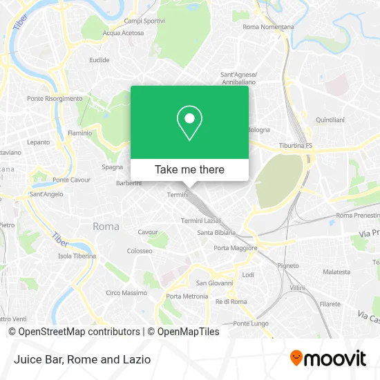Juice Bar map