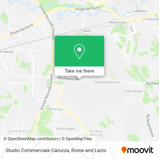 Studio Commerciale Carozza map