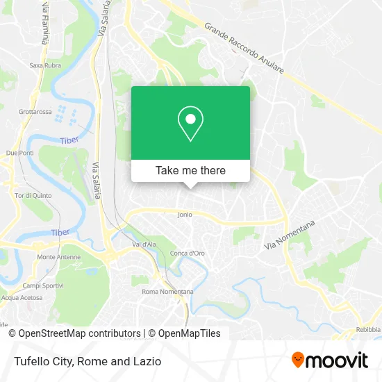 Tufello City map