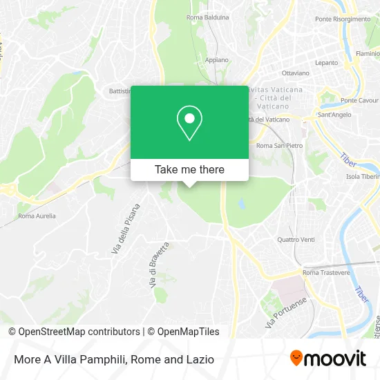 More A Villa Pamphili map