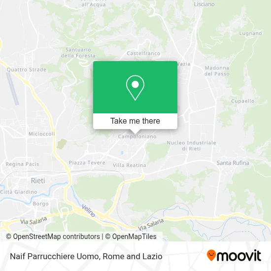 Naif Parrucchiere Uomo map