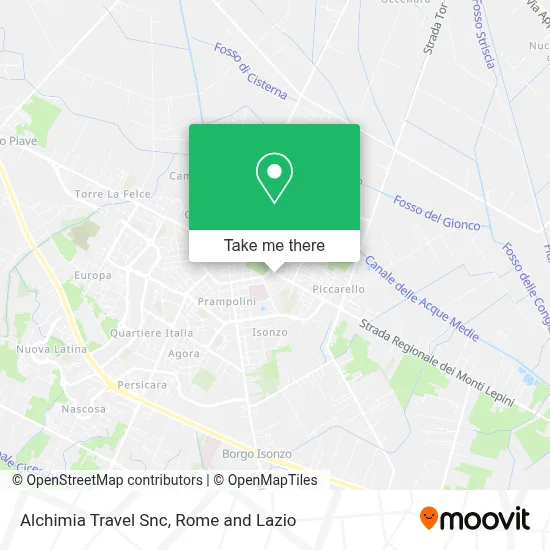 Alchimia Travel Snc map