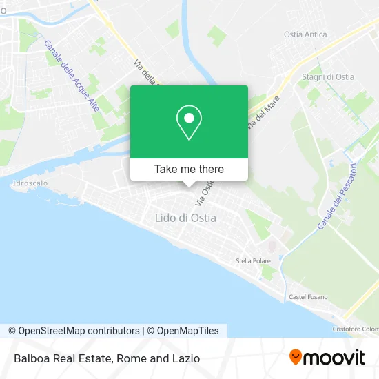 Balboa Real Estate map