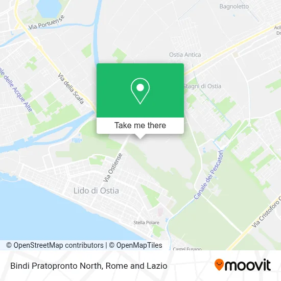 Bindi Pratopronto North map