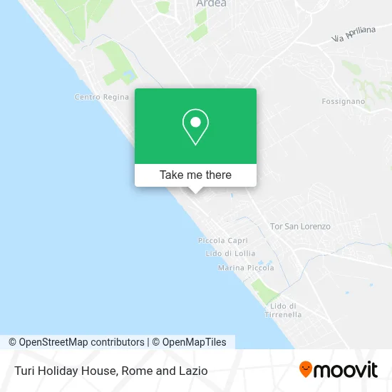 Turi Holiday House map