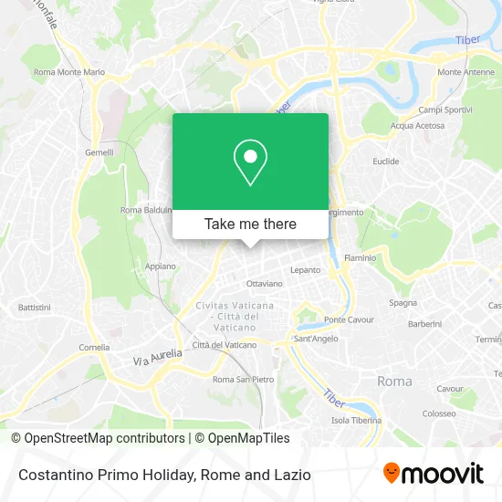 Costantino Primo Holiday map