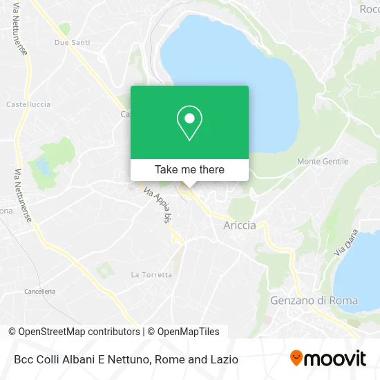 Bcc Colli Albani E Nettuno map