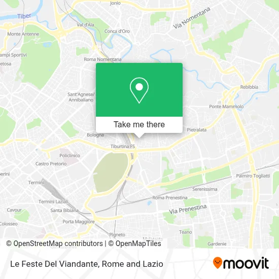 Le Feste Del Viandante map