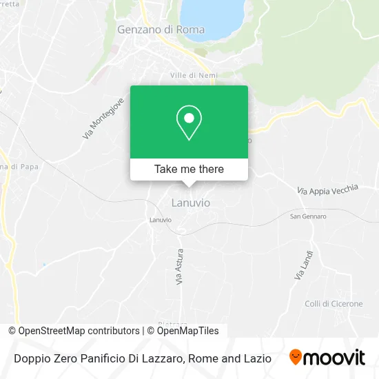 Doppio Zero Panificio Di Lazzaro map