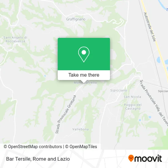 Bar Tersile map