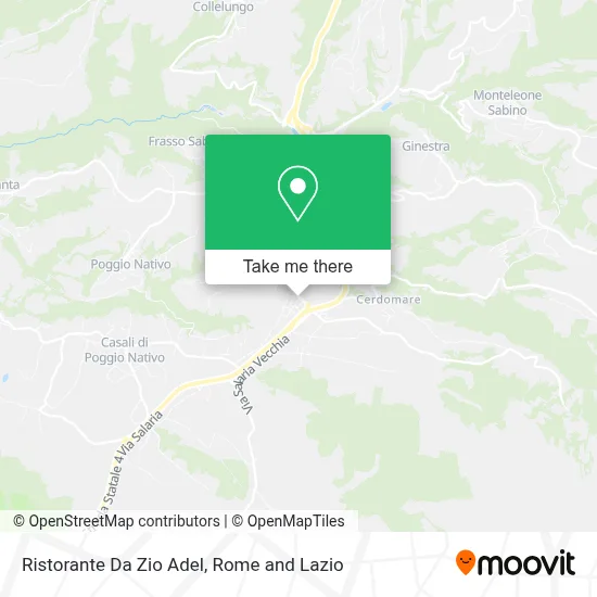 Ristorante Da Zio Adel map