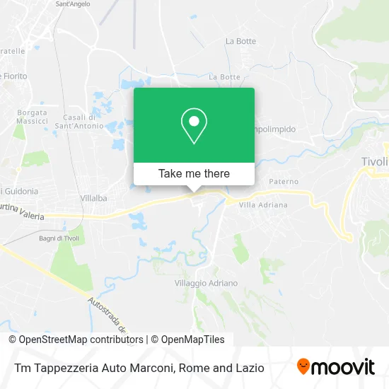 Tm Tappezzeria Auto Marconi map