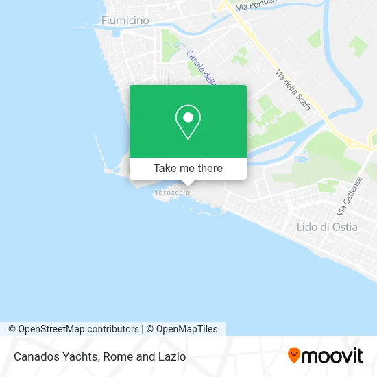 Canados Yachts map