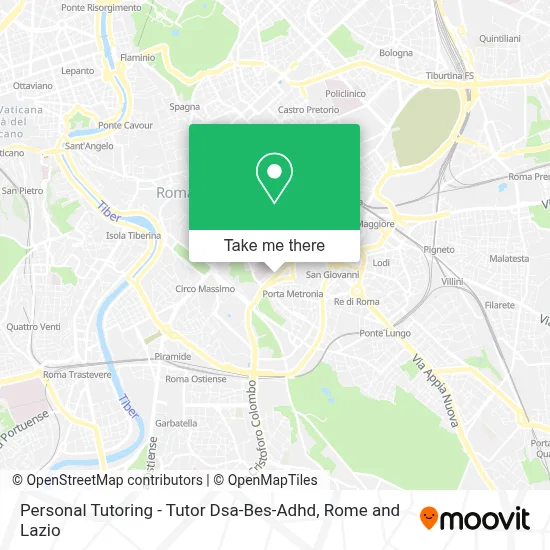 Personal Tutoring - Tutor Dsa-Bes-Adhd map