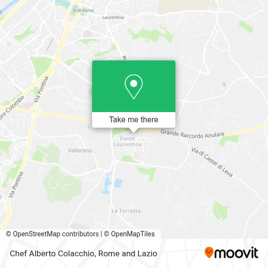 Chef Alberto Colacchio map