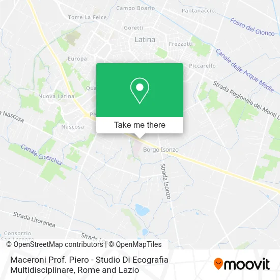 Maceroni Prof. Piero - Studio Di Ecografia Multidisciplinare map