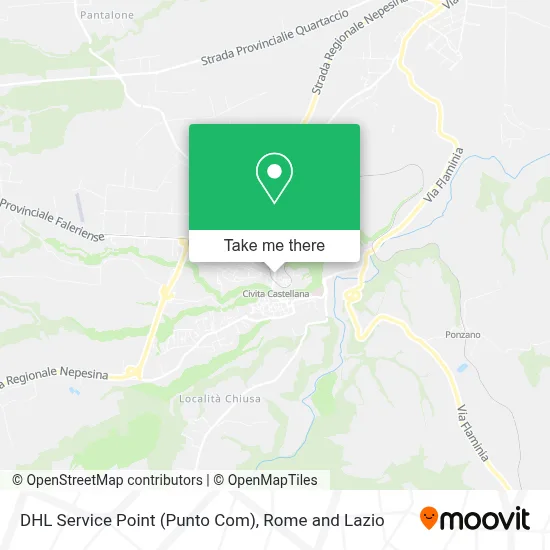 DHL Service Point (Punto Com) map