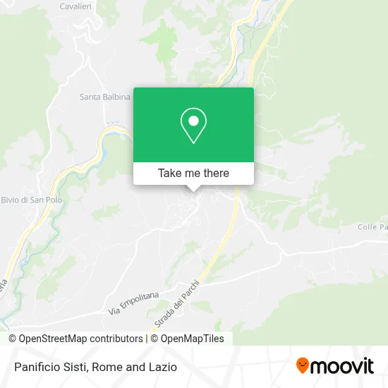 Panificio Sisti map