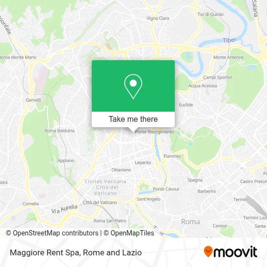 Maggiore Rent Spa map