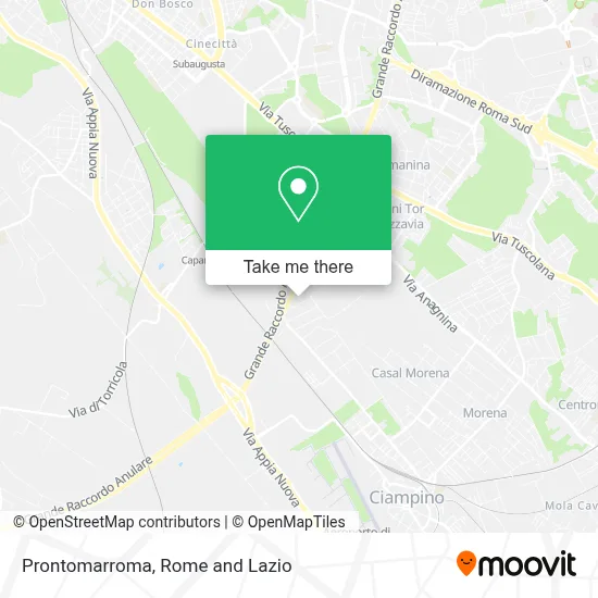 Prontomarroma map