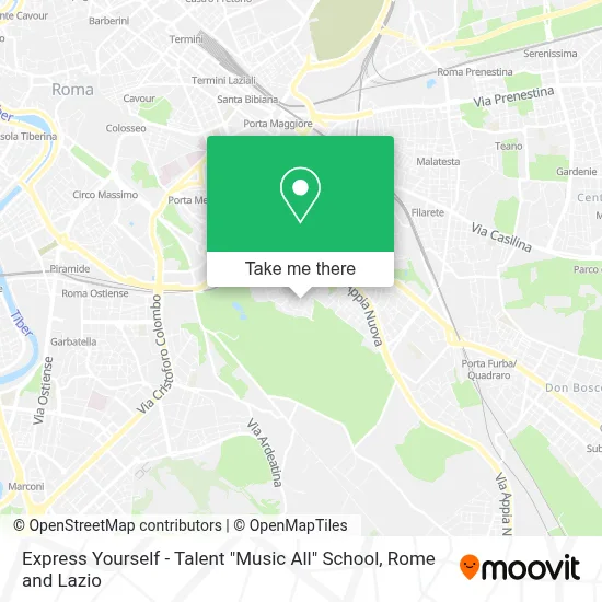 Express Yourself -  Talent "Music All" School map