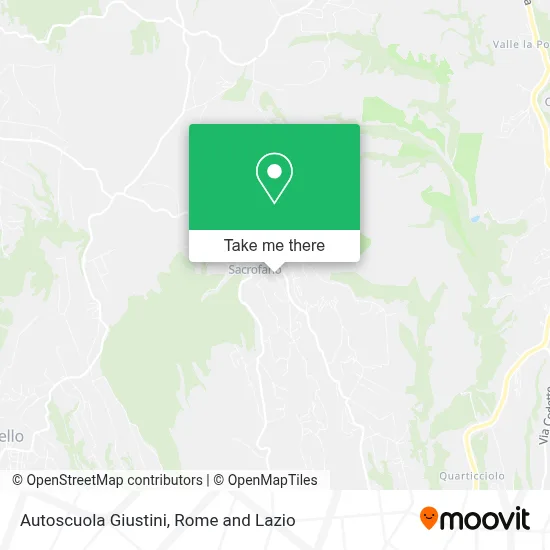 Autoscuola Giustini map