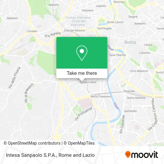 Intesa Sanpaolo S.P.A. map