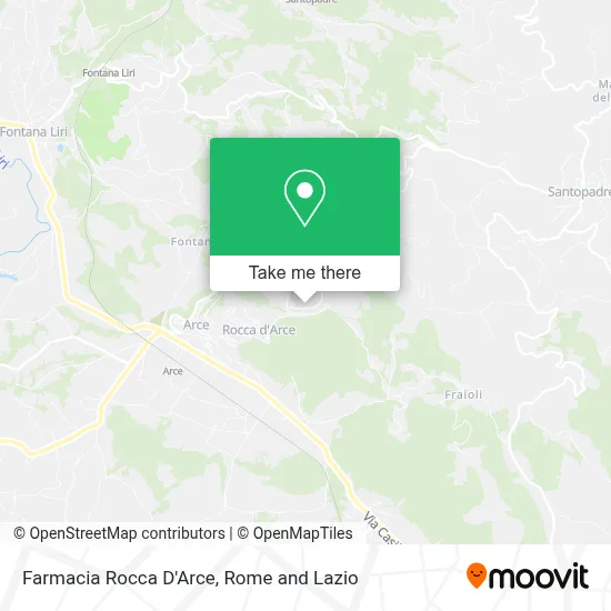 Farmacia Rocca D'Arce map