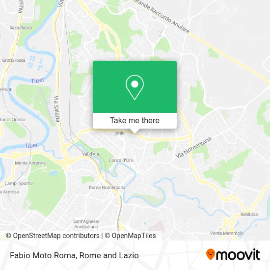 Fabio Moto Roma map
