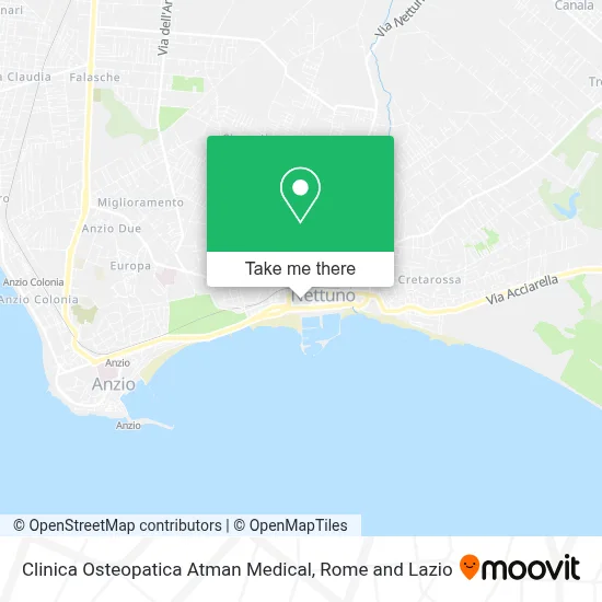 Clinica Osteopatica Atman Medical map