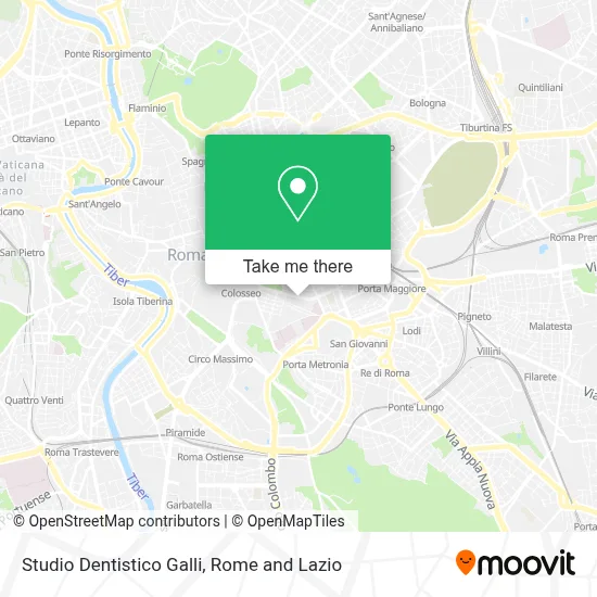 Studio Dentistico Galli map