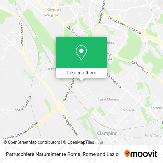 Parrucchiere Naturalmente Roma map