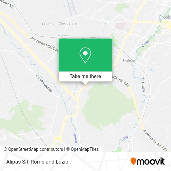Alipas Srl map