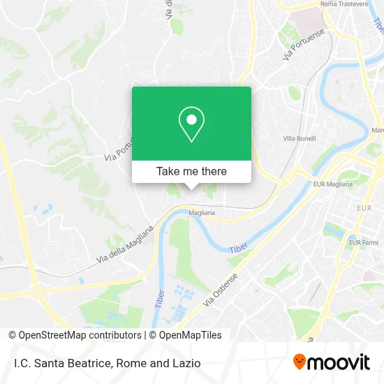 I.C. Santa Beatrice map