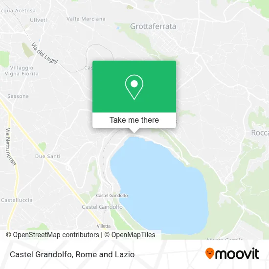 Castel Grandolfo map