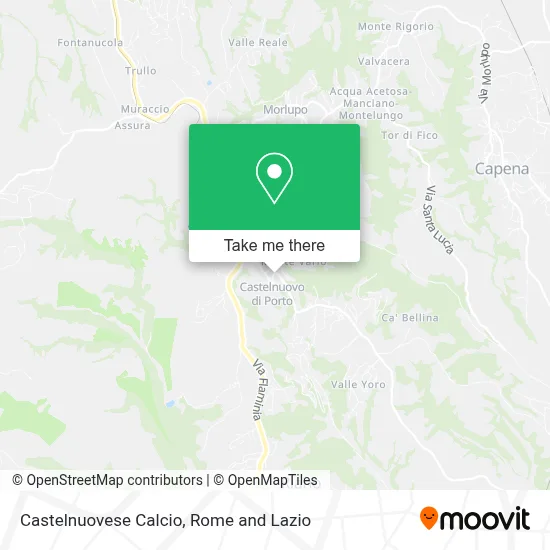 Castelnuovese Calcio map