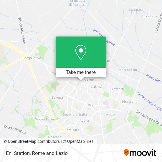 Eni Station map