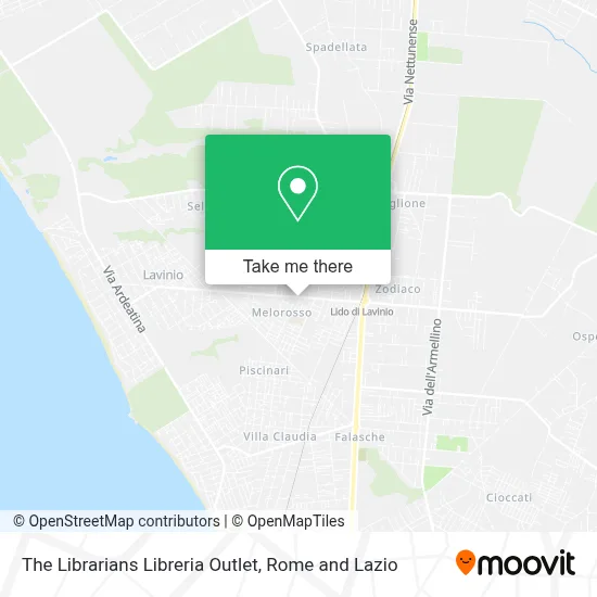 The Librarians Libreria Outlet map