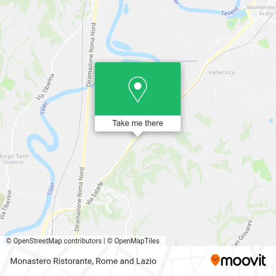 Monastero Ristorante map