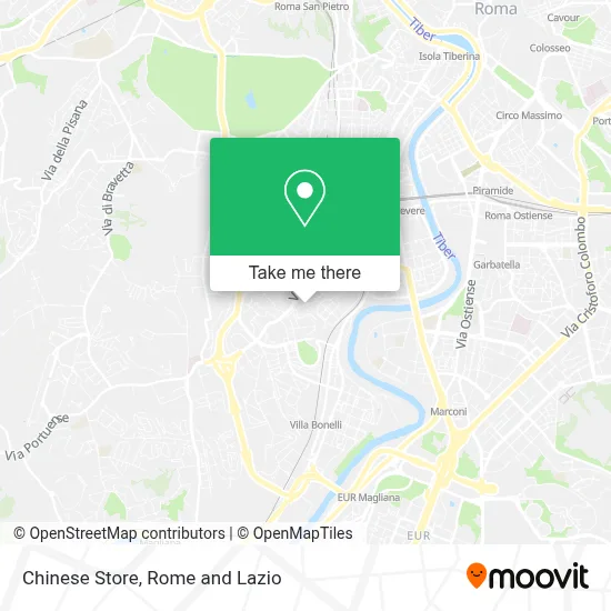 Chinese Store map