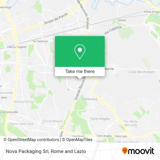 Nova Packaging Srl map