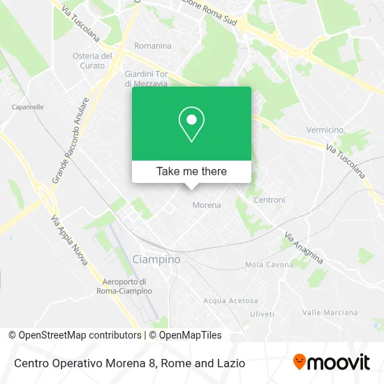 Centro Operativo Morena 8 map